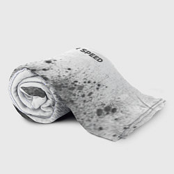 Плед флисовый Need for Speed - white gradient посередине, цвет: 3D-велсофт — фото 2