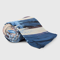 Плед флисовый Энергия льда, цвет: 3D-велсофт — фото 2