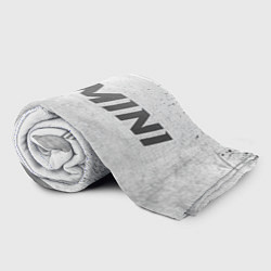 Плед флисовый Mini - white gradient по-горизонтали, цвет: 3D-велсофт — фото 2