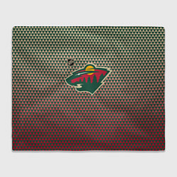 Плед флисовый Миннесота Уайлд - геометрический градиент, цвет: 3D-велсофт