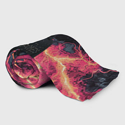 Плед флисовый Bones в мантии со звездами, цвет: 3D-велсофт — фото 2