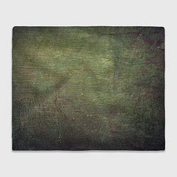 Плед флисовый Абстракция - old board painted with green paint, цвет: 3D-велсофт