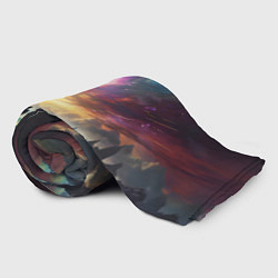 Плед флисовый Shocking the cosmos, цвет: 3D-велсофт — фото 2