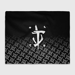 Плед флисовый Doom ninja, цвет: 3D-велсофт