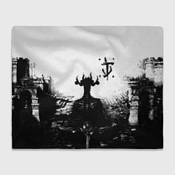 Плед флисовый Doom демон марса, цвет: 3D-велсофт