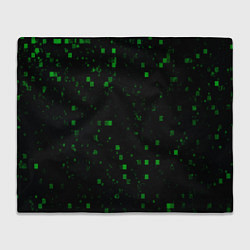Плед флисовый Color green khaki, цвет: 3D-велсофт
