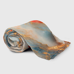 Плед флисовый Японский пейзаж, цвет: 3D-велсофт — фото 2