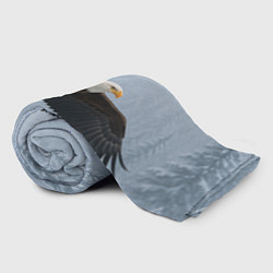 Плед флисовый Зимний орёл, цвет: 3D-велсофт — фото 2