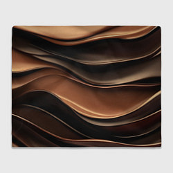 Плед флисовый Шоколадная глазурь, цвет: 3D-велсофт