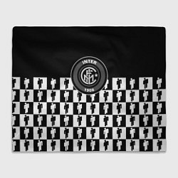 Плед флисовый Inter люди спорт паттерн, цвет: 3D-велсофт