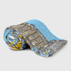 Плед флисовый Новогодний день в Москве, цвет: 3D-велсофт — фото 2