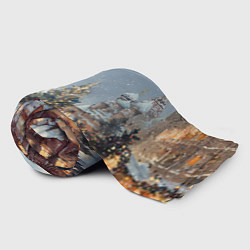 Плед флисовый Москва - новый год, цвет: 3D-велсофт — фото 2