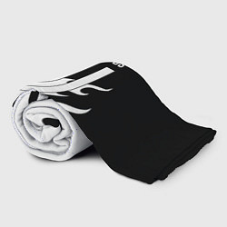 Плед флисовый Ювентус огонь текстура, цвет: 3D-велсофт — фото 2