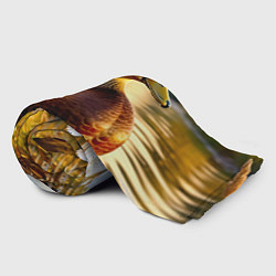 Плед флисовый Утка на пруду, цвет: 3D-велсофт — фото 2