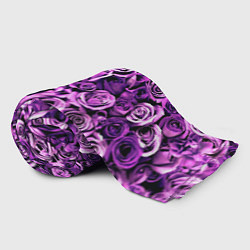 Плед флисовый Цветочки, цвет: 3D-велсофт — фото 2