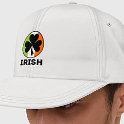 Кепка-снепбек Irish - цвет флага, цвет: белый