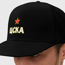 Кепка-снепбек ЦСКА, цвет: черный