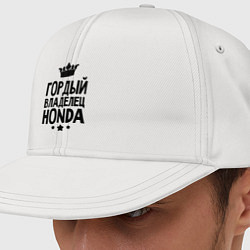 Кепка-снепбек Гордый владелец Honda, цвет: белый