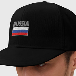 Кепка-снепбек Russia - Россия, цвет: черный