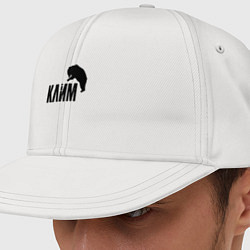 Кепка-снепбек Клим и медведь, цвет: белый