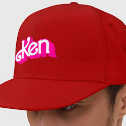 Кепка-снепбек Логотип Кен, цвет: красный