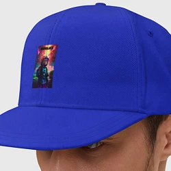 Кепка-снепбек Roblox парень в капюшоне, цвет: синий