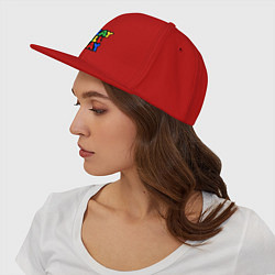 Кепка-снепбек Super Mario lettering, цвет: красный — фото 2