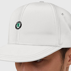 Кепка-снепбек Skoda auto brend, цвет: белый