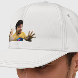 Кепка-снепбек Мем мистер бист, цвет: белый