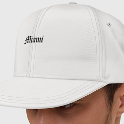 Кепка-снепбек Miami - USA, цвет: белый