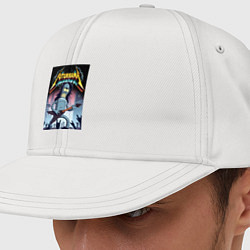Кепка-снепбек Рок гитарист Бендер из группы Футурама, цвет: белый