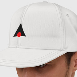 Кепка-снепбек Минимализм: геометрия, цвет: белый