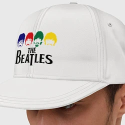 Кепка-снепбек The Beatles Heads, цвет: белый