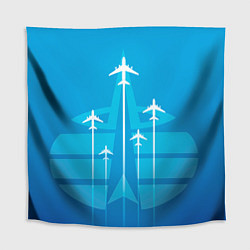 Скатерть для стола Космические войска, цвет: 3D-принт