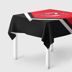 Скатерть для стола NHL: New Jersey Devils, цвет: 3D-принт — фото 2
