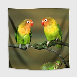 Скатерть для стола Два попугая, цвет: 3D-принт