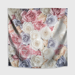 Скатерть для стола Букет из роз, цвет: 3D-принт