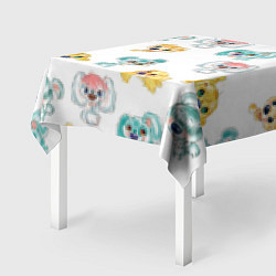 Скатерть для стола Собачки, цвет: 3D-принт — фото 2