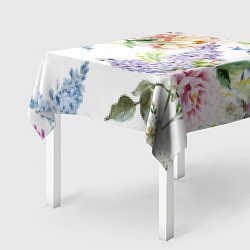 Скатерть для стола Сирень и Пионы, цвет: 3D-принт — фото 2