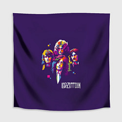 Скатерть для стола Led Zeppelin: Violet Art, цвет: 3D-принт