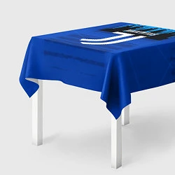 Скатерть для стола FC Juventus: Blue Abstract, цвет: 3D-принт — фото 2