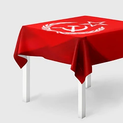 Скатерть для стола Патриот СССР, цвет: 3D-принт — фото 2