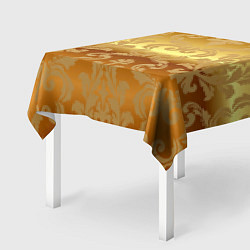 Скатерть для стола Золотой орнамент, цвет: 3D-принт — фото 2