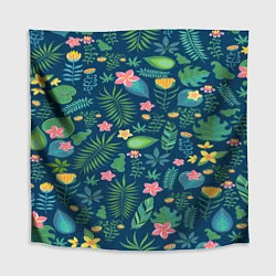 Скатерть для стола Тропический лес, цвет: 3D-принт
