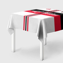 Скатерть для стола AC Milan: White Form, цвет: 3D-принт — фото 2