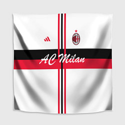 Скатерть для стола AC Milan: White Form, цвет: 3D-принт