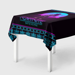 Скатерть для стола Fortnite: Neon Battle, цвет: 3D-принт — фото 2