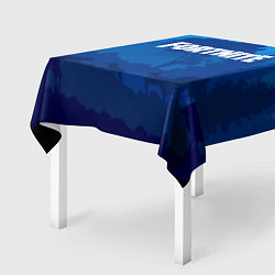 Скатерть для стола Fortnite: Blue Forest, цвет: 3D-принт — фото 2