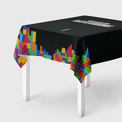 Скатерть для стола PUBG: Tetris, цвет: 3D-принт — фото 2