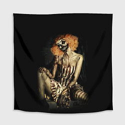 Скатерть для стола Хэллоуинская клоуниха зомби, цвет: 3D-принт